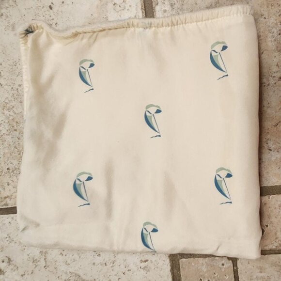 Bundle of Two CastleWare Organic Cotton Lovey Security Blanket 15 in by 15 in - Picture 2 of 5